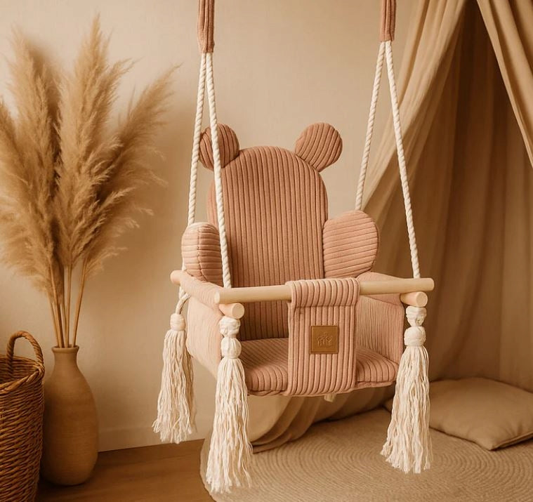 Baby Swing for Home - Bear Swing Pink Manufacturer code AHBSB01PL