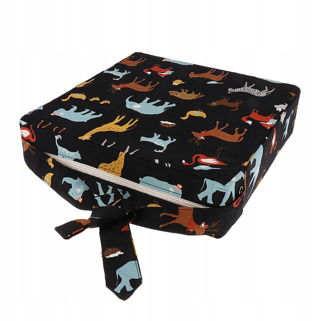 Baby Toddler Chair Cushion Highchair Booster Seat Pad Cover Black Color multicolor
