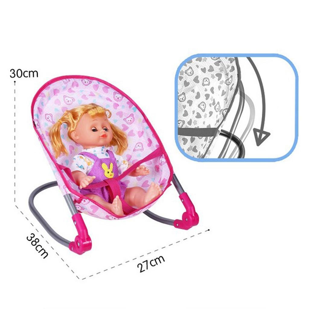 Baby Toddler interesting play Furniture Bed + Rocking for Doll Supply Packaging status original