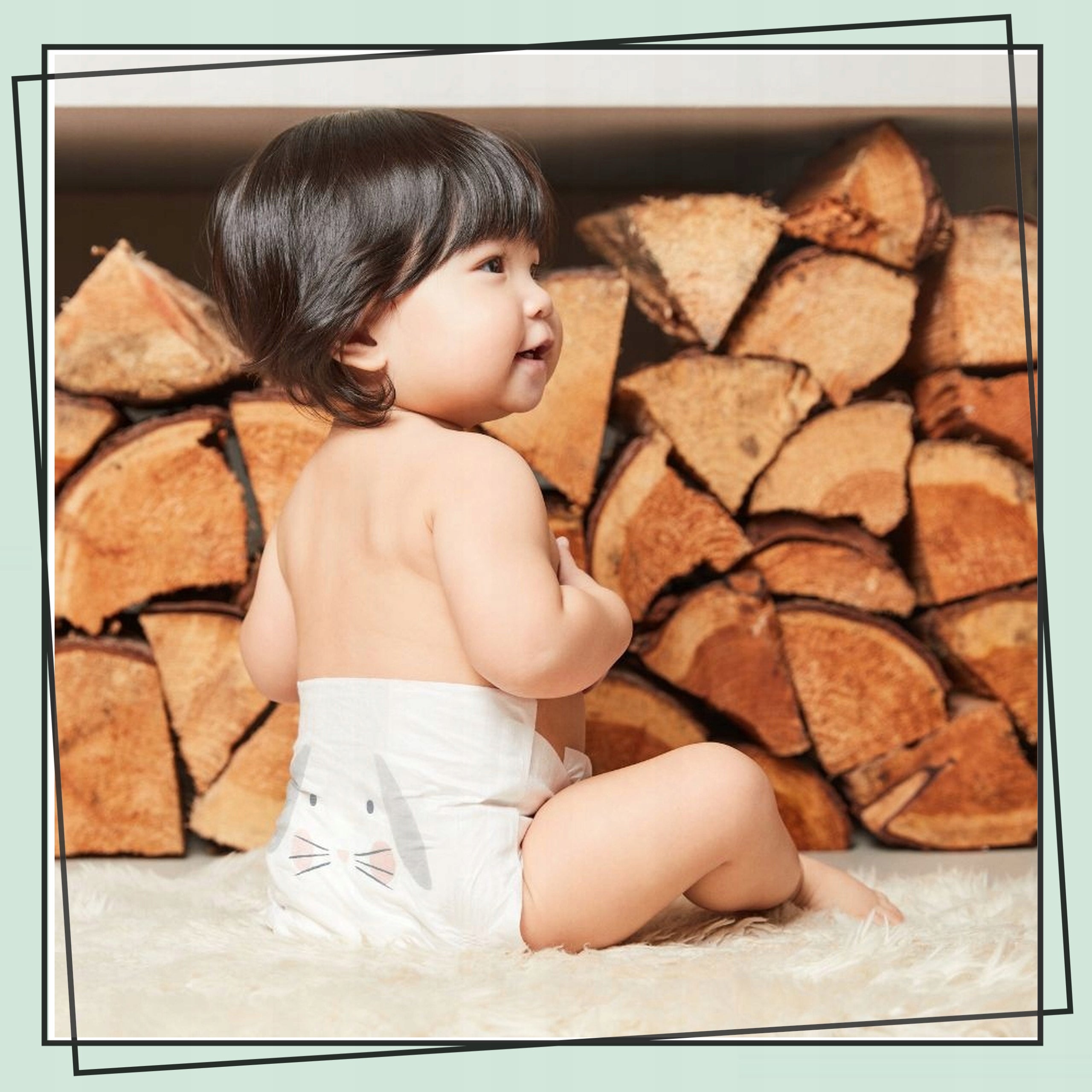 Baby diapers hypoallergenic Kit&Kin R3 6-10 kg 128sz STOCK Manufacturer code 5060479850075