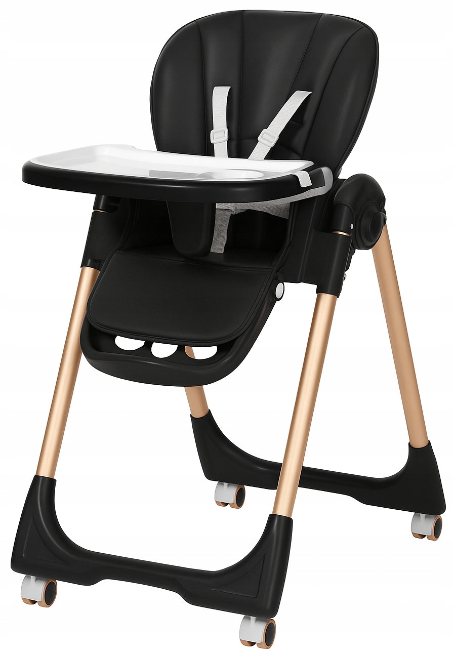 Baby high chair for children seat belts tray footrest Packaging status original