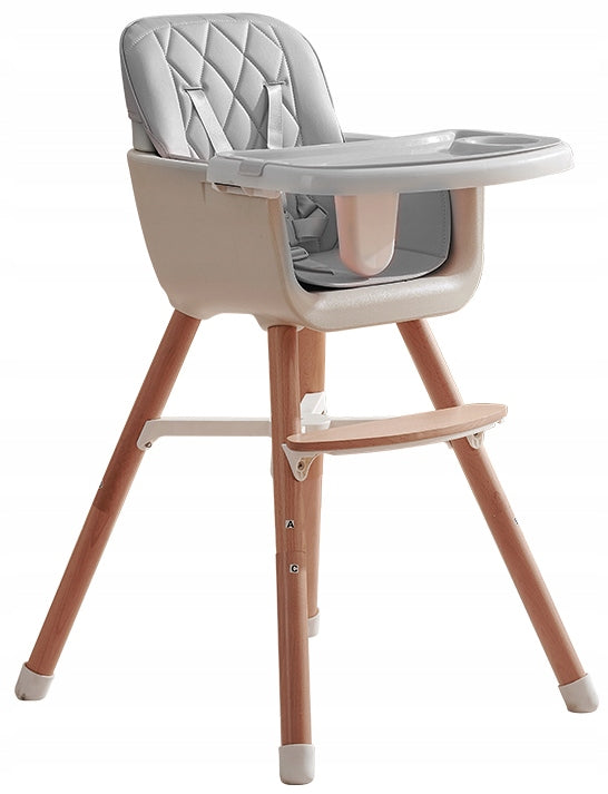 Baby high chair for children seat straps footrest