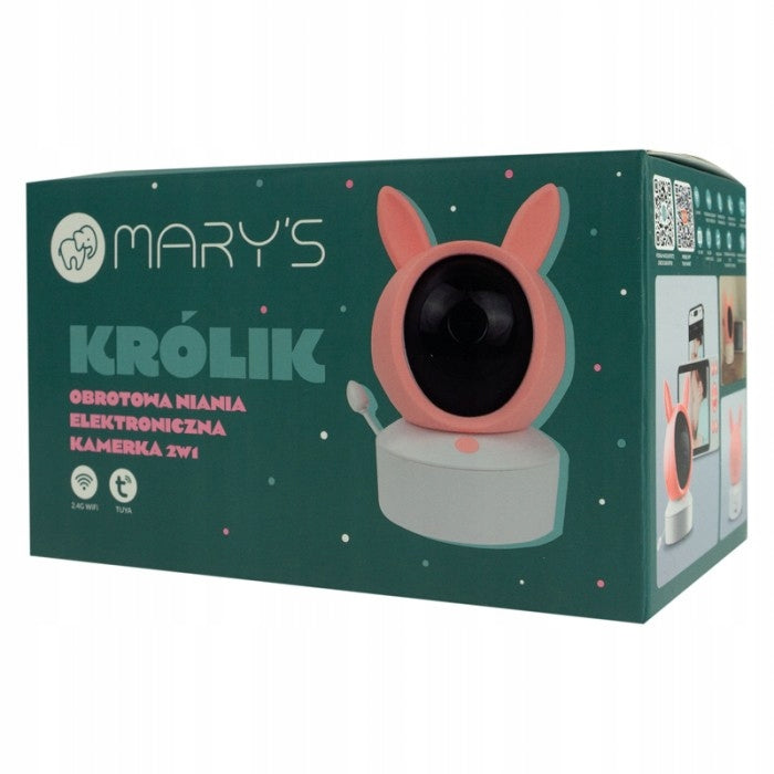 Baby monitor 2in1 rabbit pink MARY'S Brand MARY S