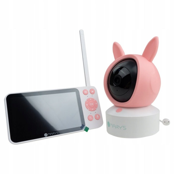 Baby monitor 2in1 rabbit pink MARY'S Packaging status original
