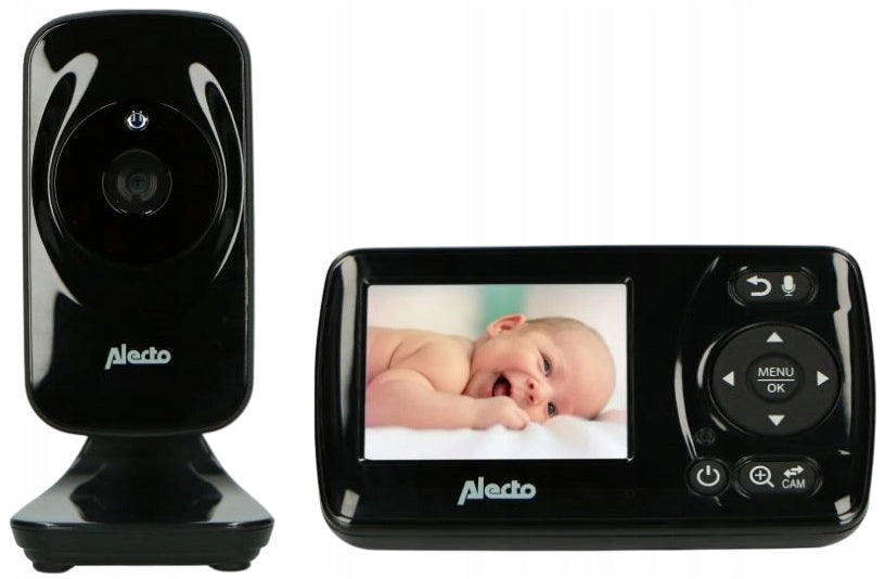 Baby monitor Alecto DVM71BK - videoniania with colour display Manufacturer code DVM71BK
