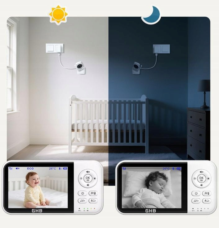 Baby monitor GHB 3,2 inch LCD screen MC632B Packaging status original