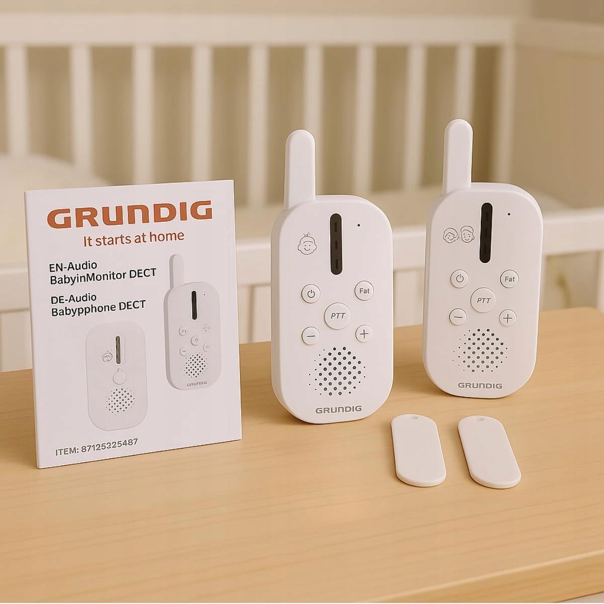 Baby monitor Grundig white Kind electronic nanny