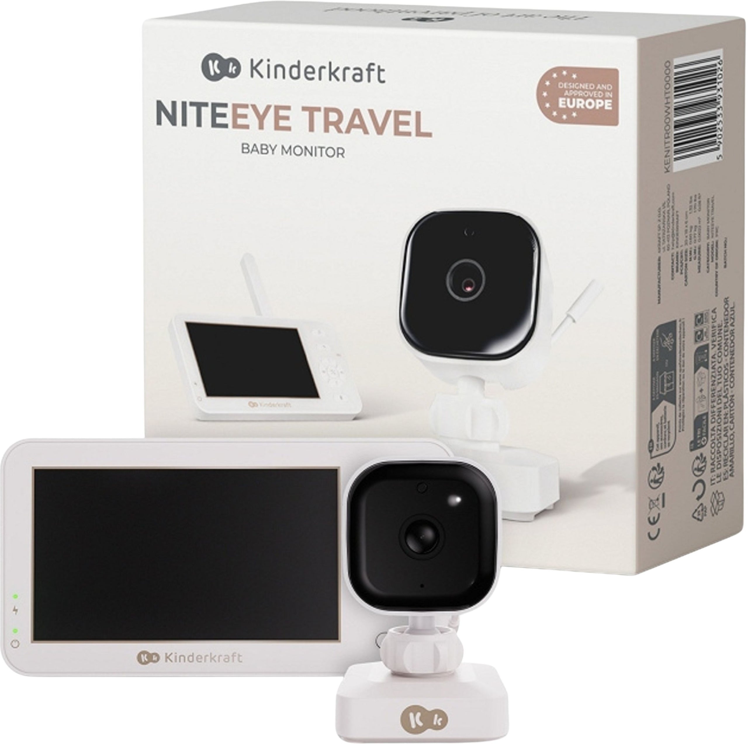 Baby monitor KINDERKRAFT Niteeye Travel KENITR00WHT0000