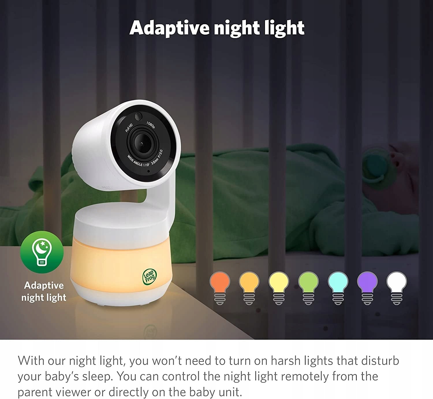 Baby monitor LeapFrog LF925HD white Manufacturer code 4409709