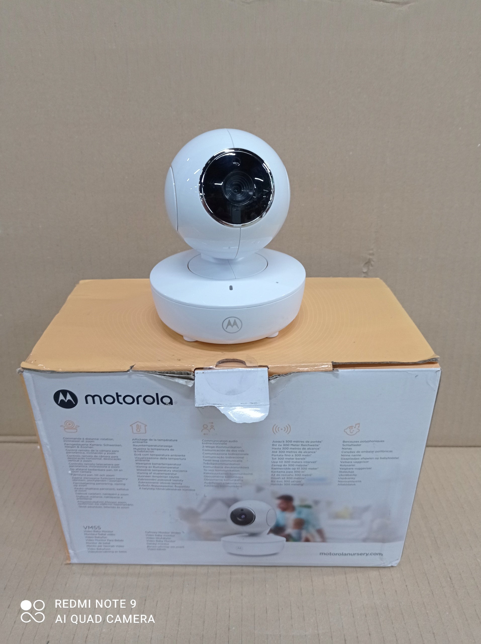 Baby monitor Motorola white See description and photos. EAN (GTIN) 5055374710241