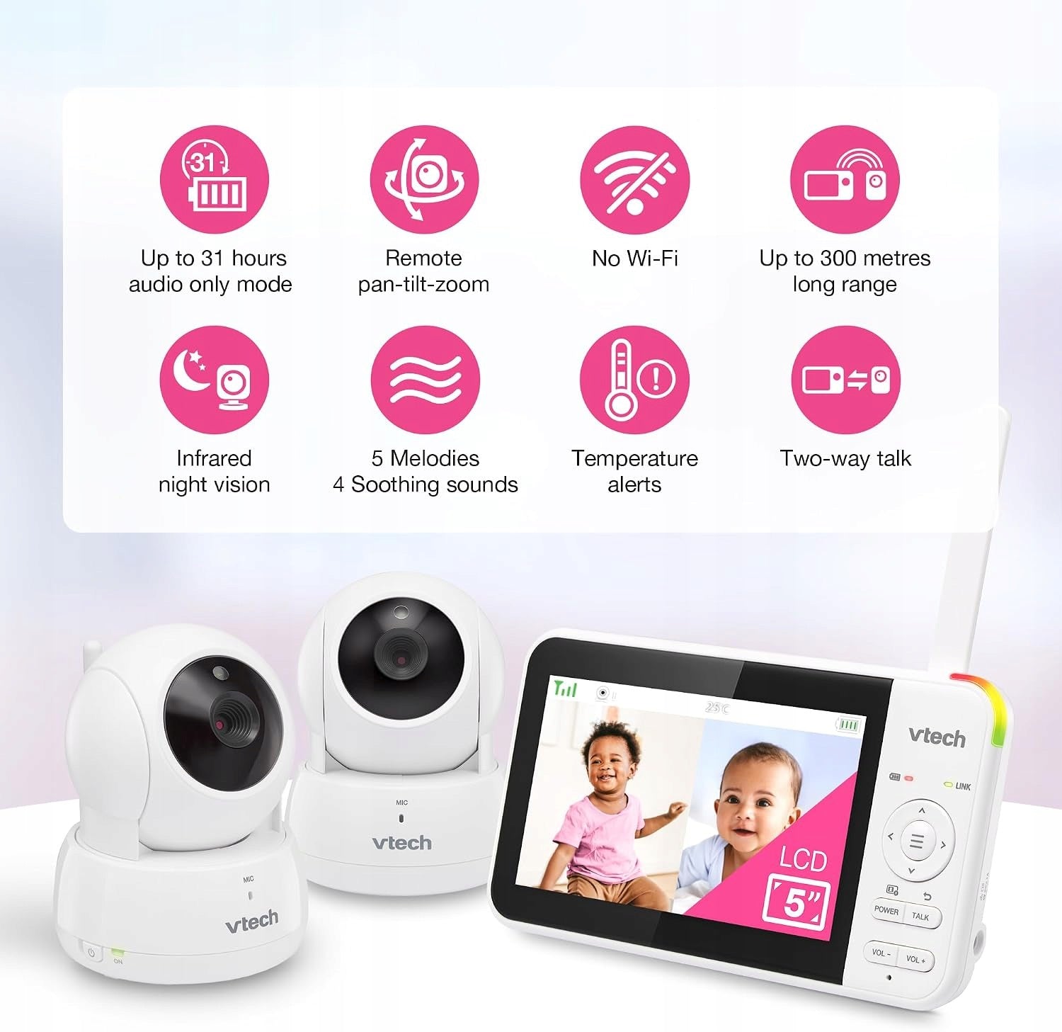 Baby monitor VTech VM924-2 white Brand VTech