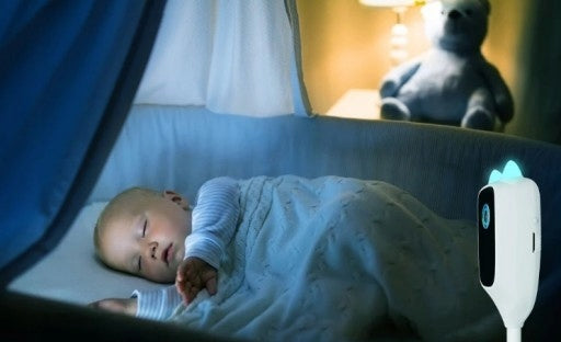Baby monitor XIAOVV grey with LCD camera and night mode Brand no brand