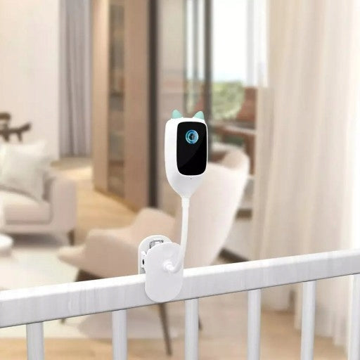 Baby monitor XIAOVV grey with LCD camera and night mode Manufacturer code Niania elektroniczna Spreest SM650 300m