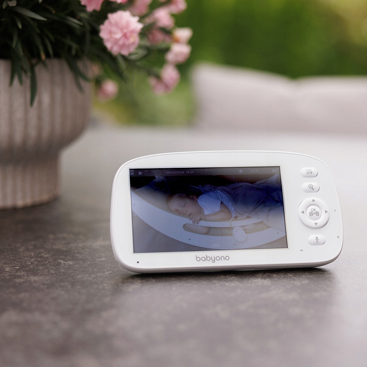 Baby monitor with camera monitor night mode VOX ZOOM LCD 5” CALMA Kind electronic nanny