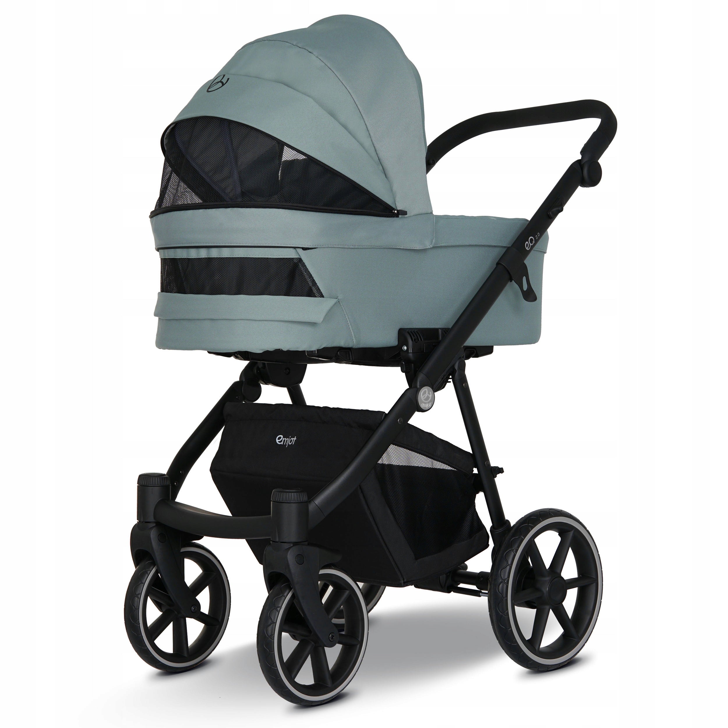 Baby stroller 3in1 EMJOT EQ 2.0 multifunctional f.Cosmo pistachio bag Manufacturer code EMJOT EQ2.0 05 -3w1
