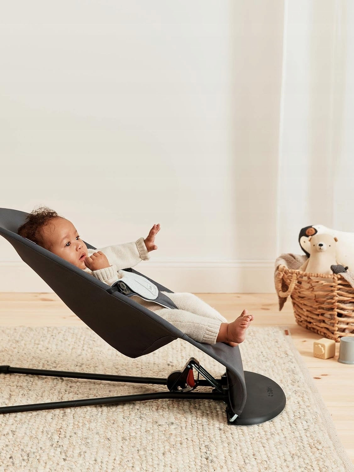 BabyBjörn Swing Balance Soft Portable Ergonomic up to 13kg Dark Grey Brand BabyBjörn