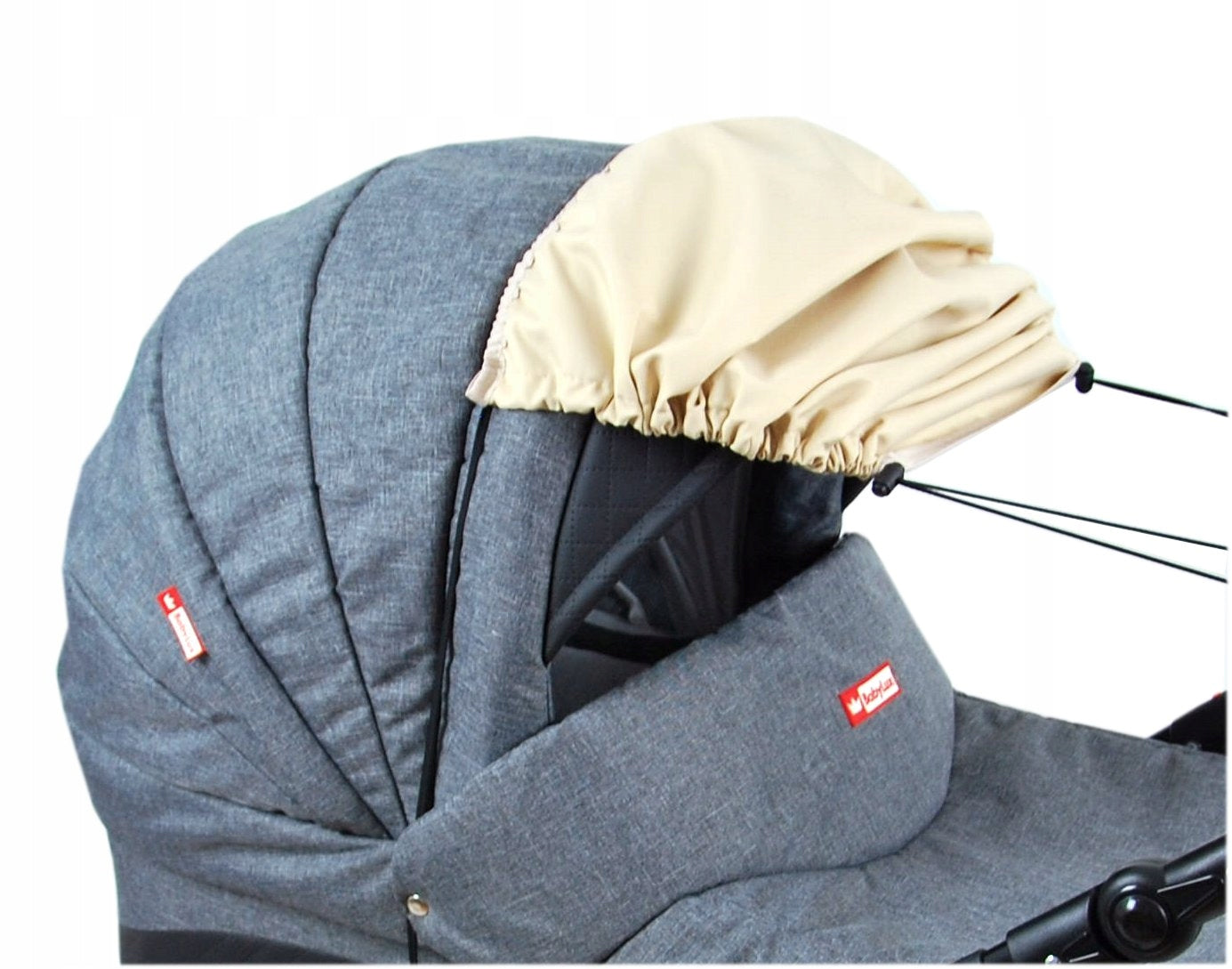 BabyLux CANOPY SUNSCREEN FOR STROLLER WATERPROOF FILTER BEIGE EAN (GTIN) 5906400673613