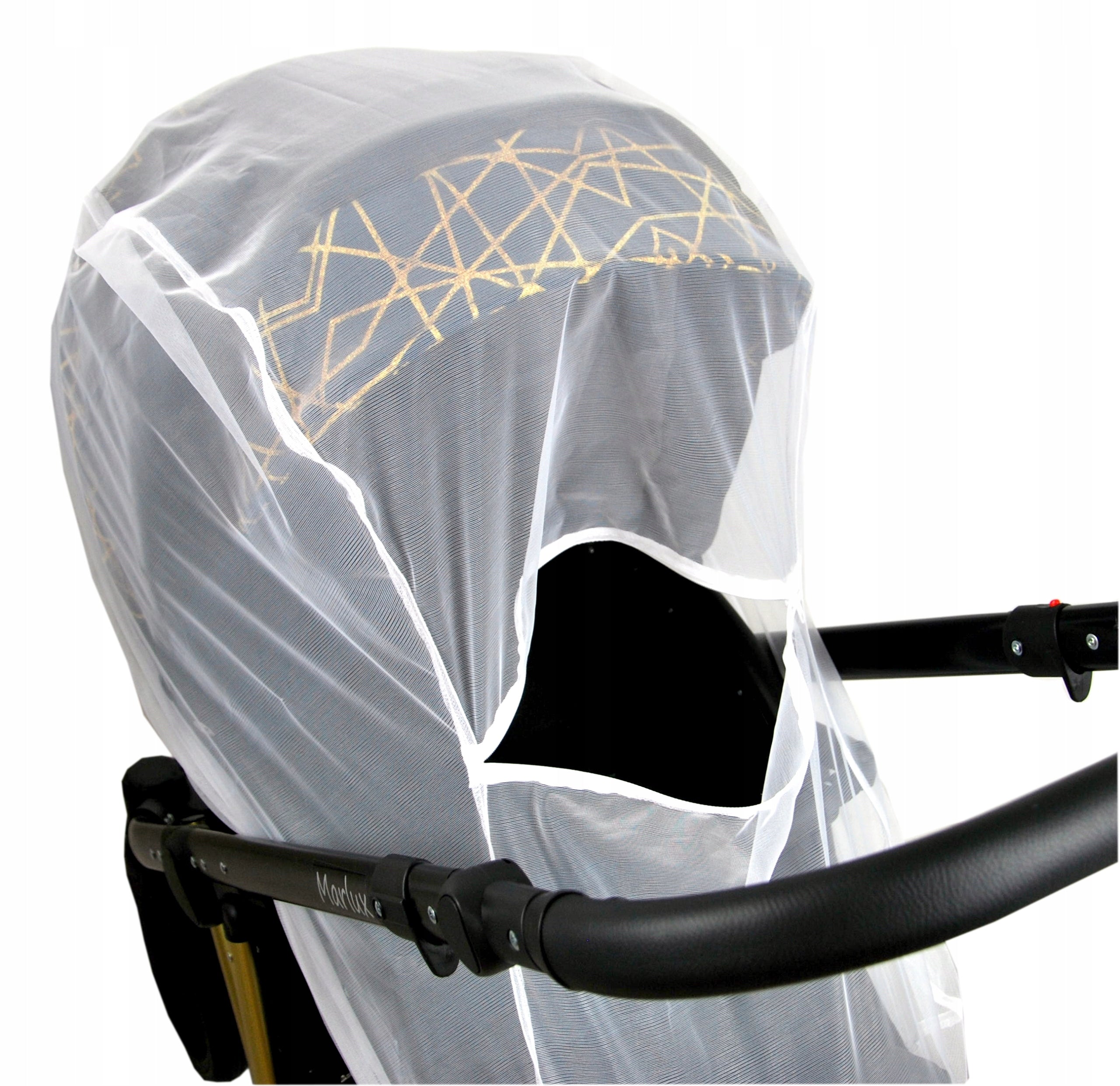 BabyLux LARGE MOSQUITO NET STROLLER DEEP STROLLER ZIPPER WINDOW ZIPPER