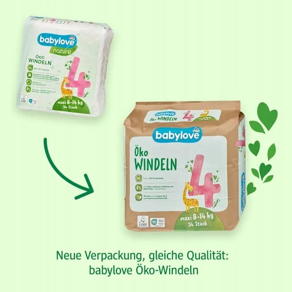 Babylove Diapers Eko Size. 5 Junior 12-17 kg 18 pcs. Protection 12h Brand Babylove