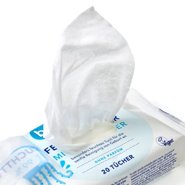 Babylove Wipes Moisturized 99% Water from Birth Mini Germany 20 pcs. Manufacturer code 1702391