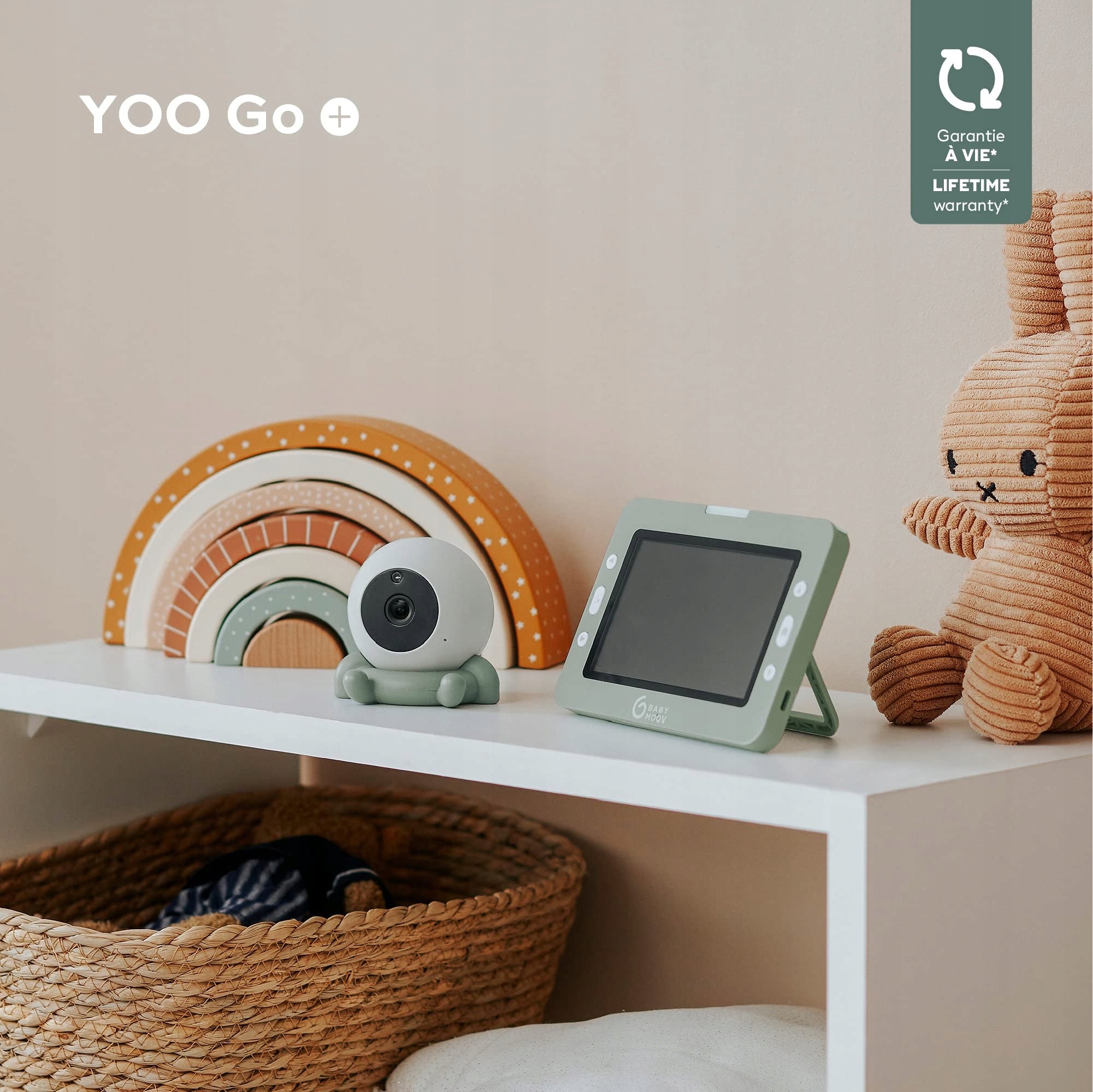Babymoov additional camera for Yoo Go+ nanny – extend monitoring Packaging status original
