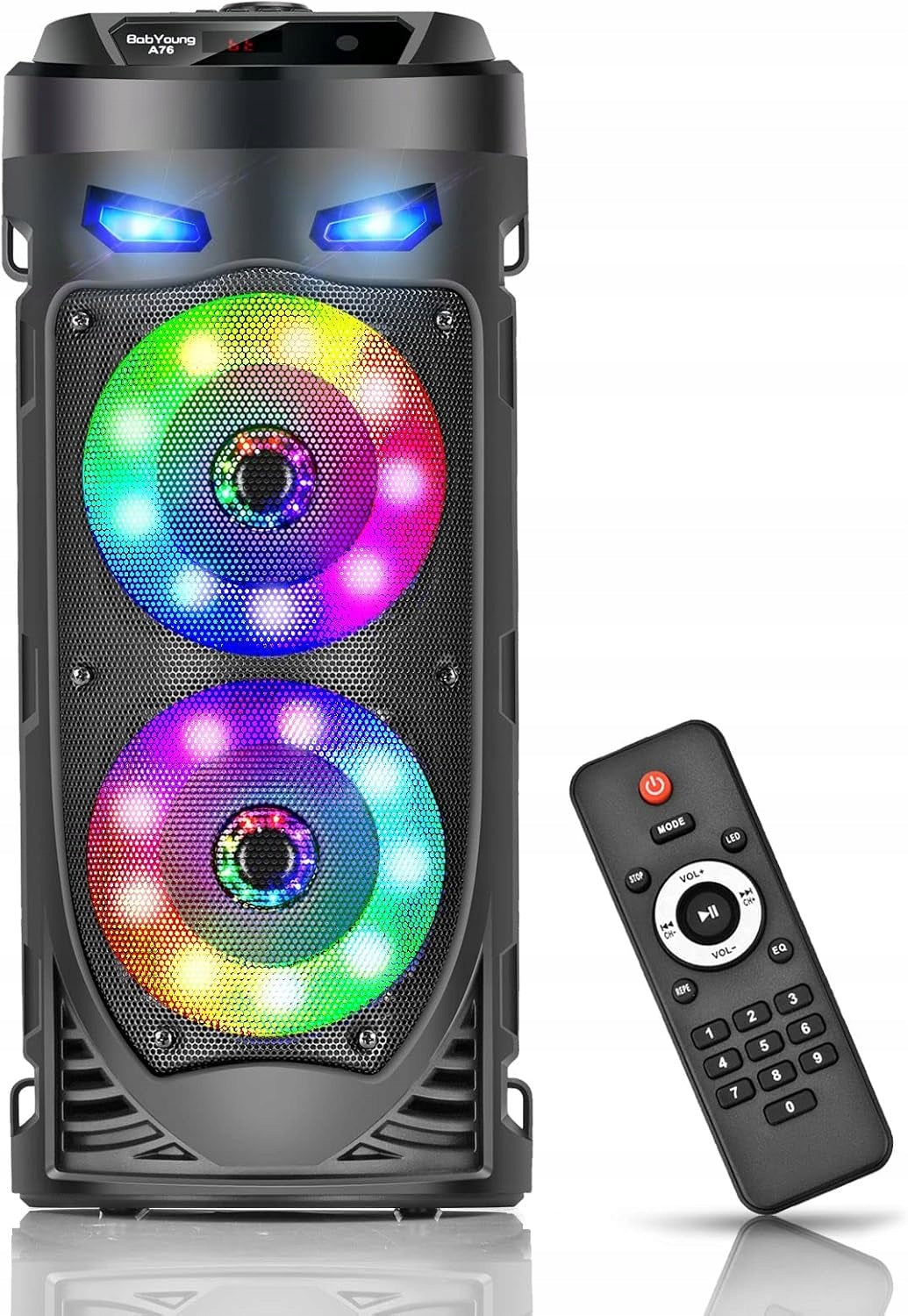 Babyoung A76 Portable Speaker Black 30W 2 x 15W EQ TWS USB BLUETOOTH