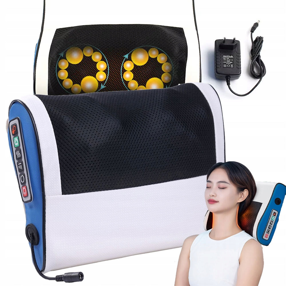 Back, Body, Neck, Neck Massager - Shiatsu Massage Pillow