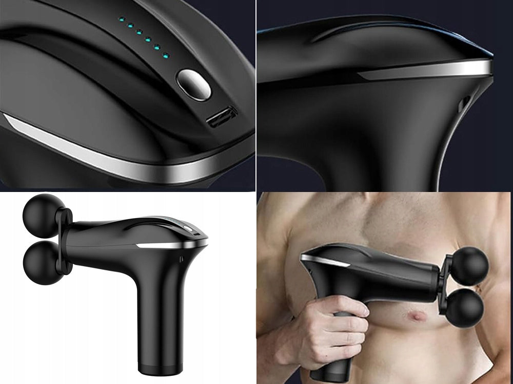 Back massage gun body legs massager powerful massage gun 4 tips Brand Verk Group