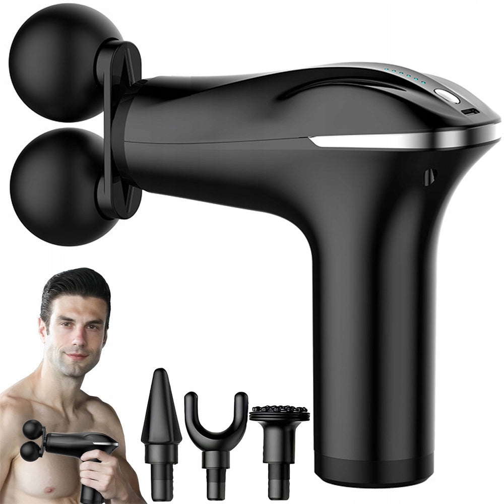 Back massage gun body legs massager powerful massage gun 4 tips