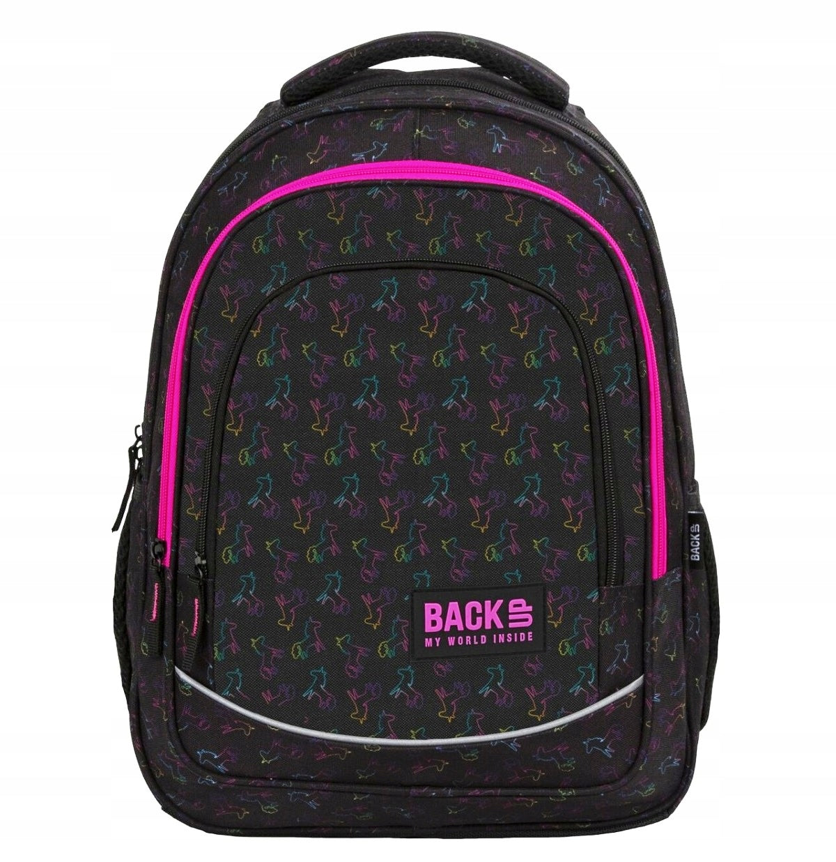 BackUP 3 X 30 Unicorns Derform PLB3X30 School Backpack Brand Back Up
