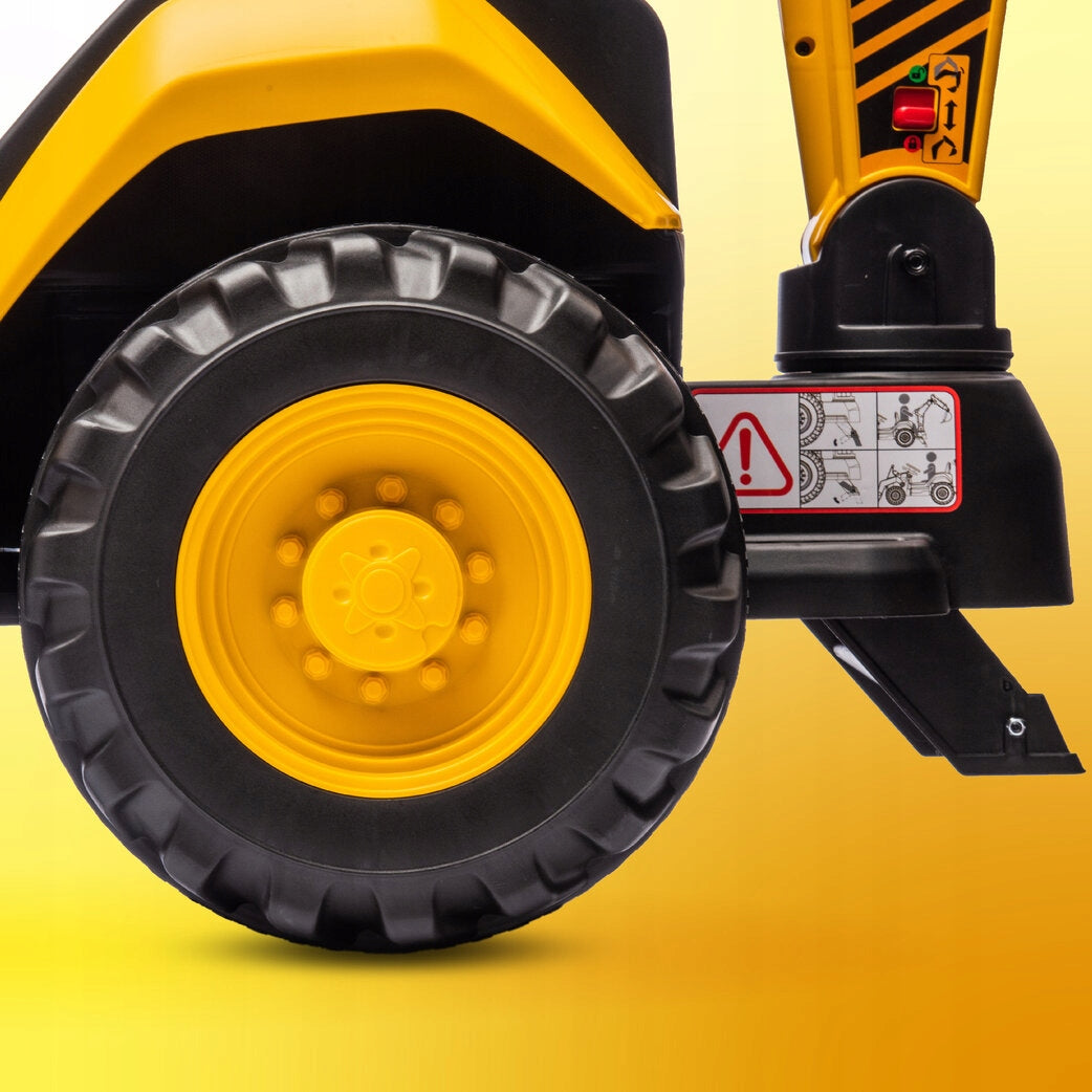 Backhoe loader SUN BABY Cat J04.020.0.1 Yellow Manufacturer code J04.020.0.1