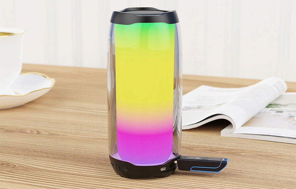 Backlit color Bluetooth speaker Foneng BL15 8W LED 4000mAh Manufacturer code BL15 Black