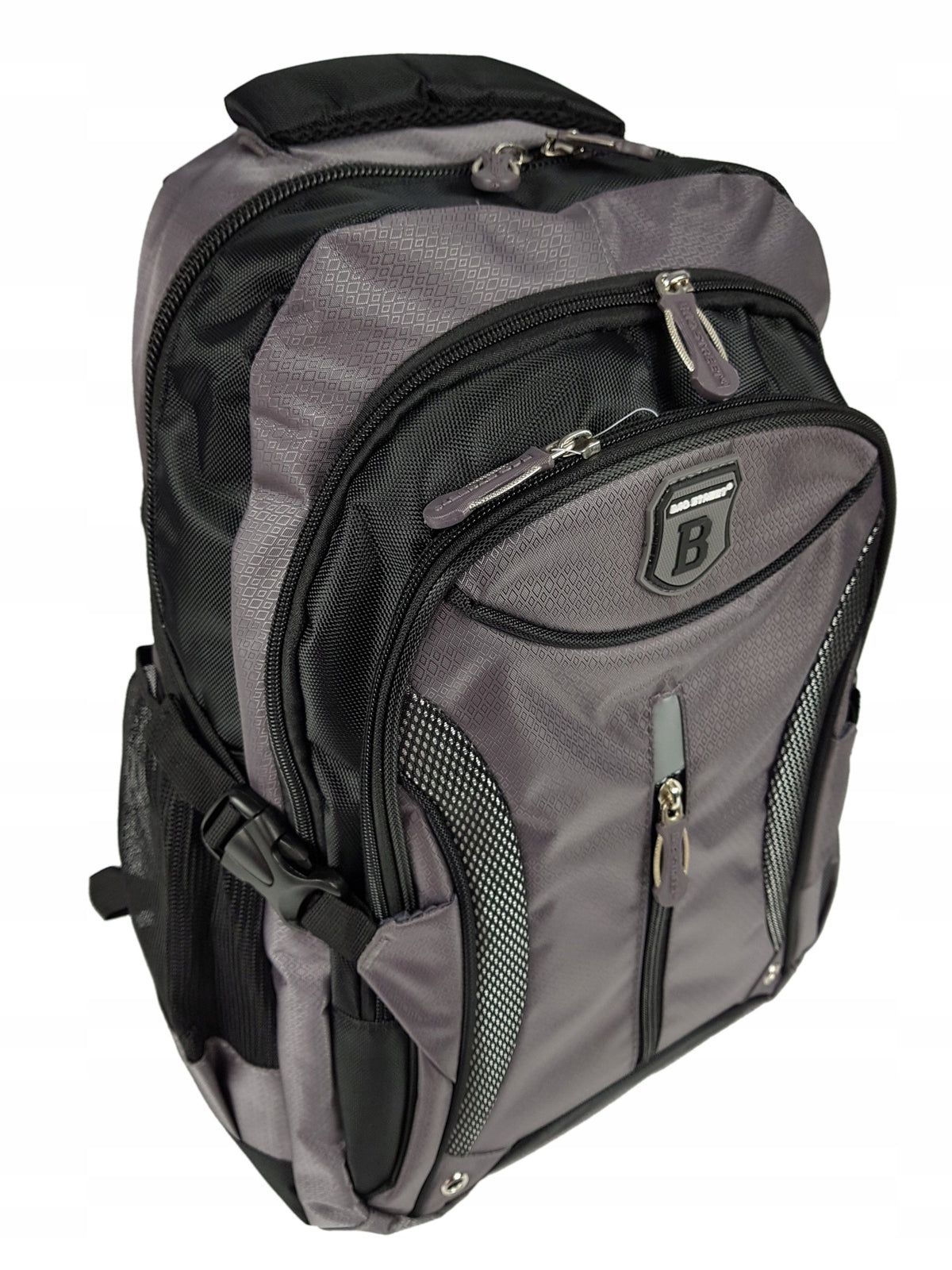 Backpack BAG STREET school hiking for laptop work 4067 grey Brand BAG STREET
