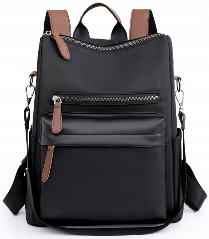 Backpack Bag Women's Black Urban for School Work Stylish