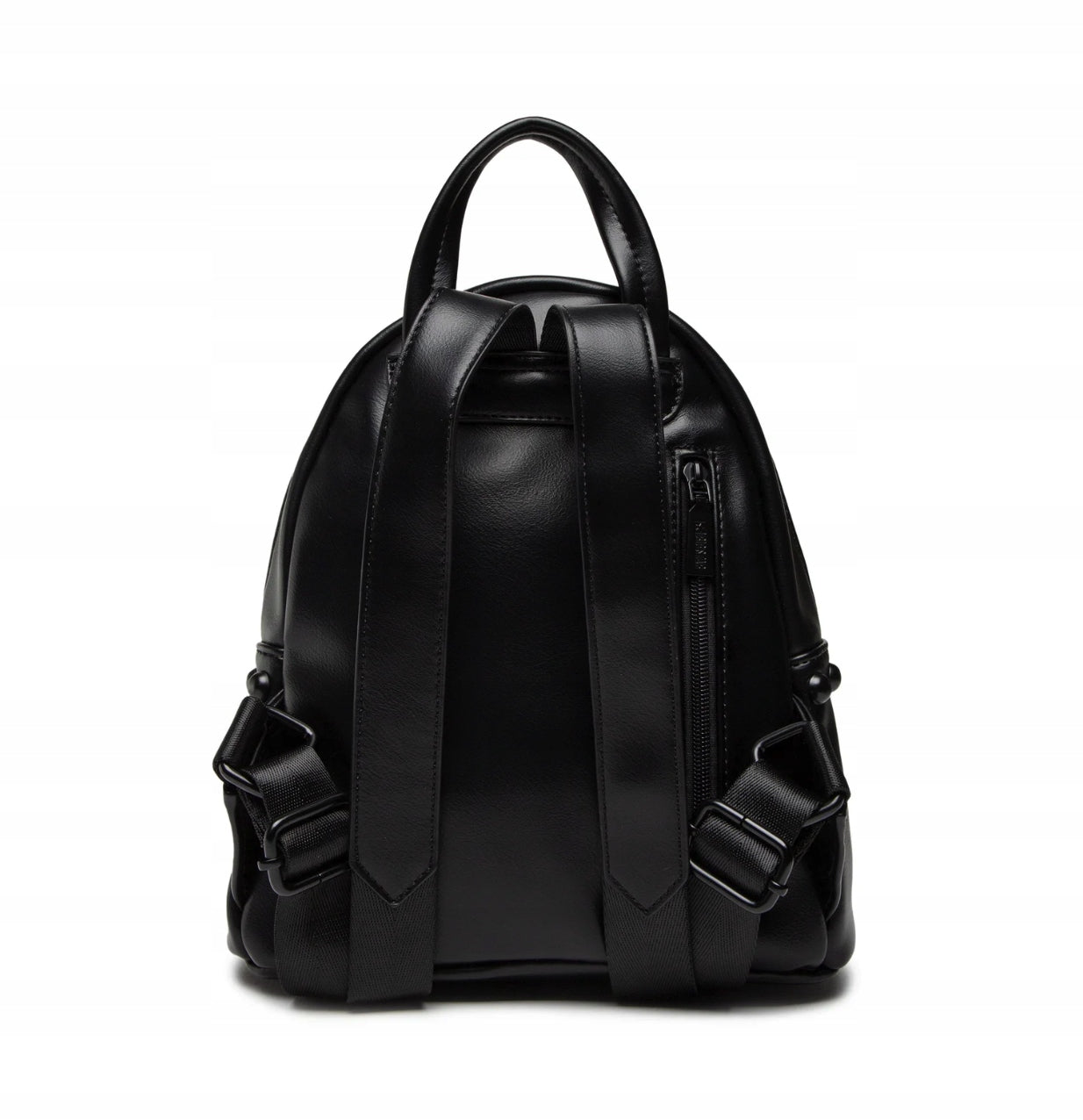 Backpack Big Star KK574058 black urban with studs eco leather Brand Big Star