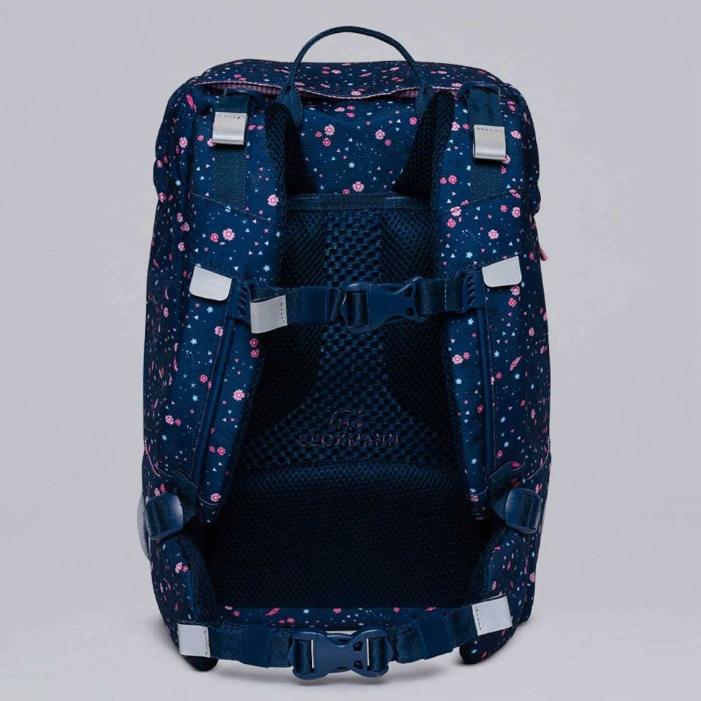 Backpack, Ergonomic School Backpack, Classic, Forest Deer Blue Brand BECKMANN