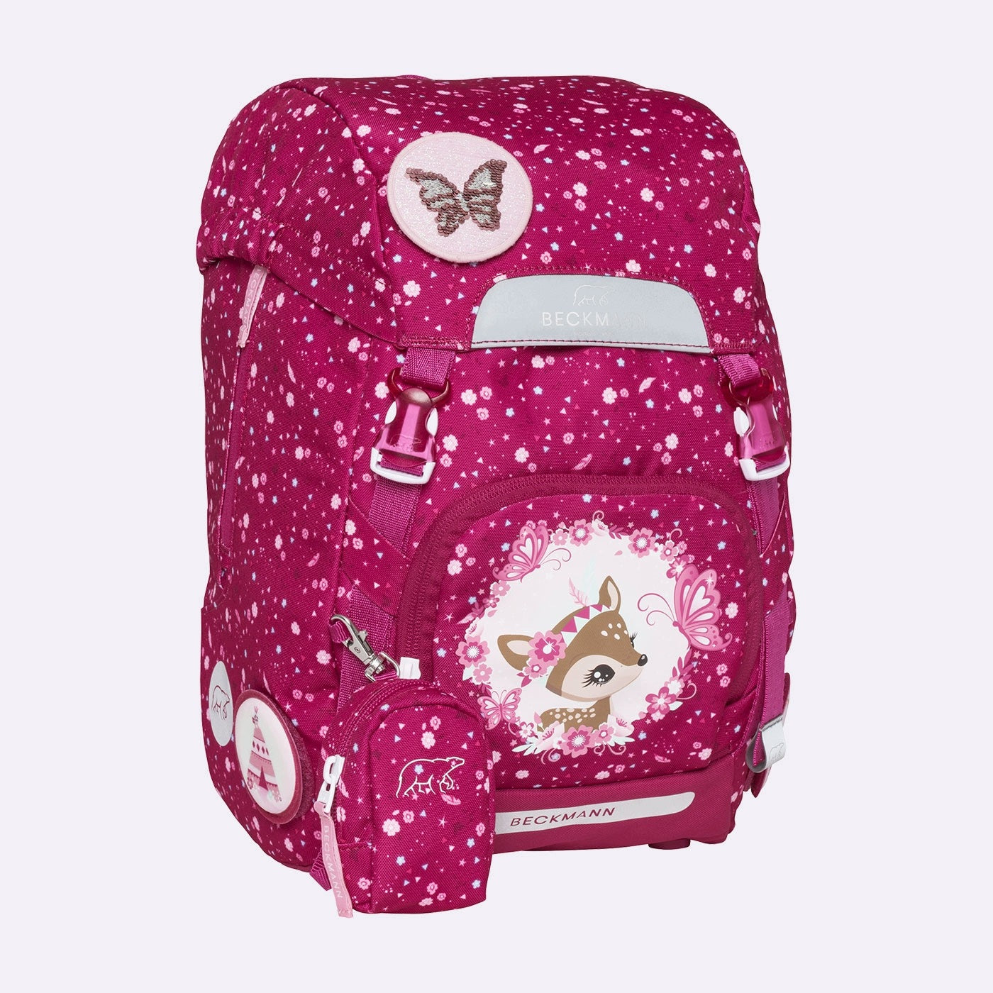 Backpack, Ergonomic School Backpack, Classic, Forest Deer Color multicolor