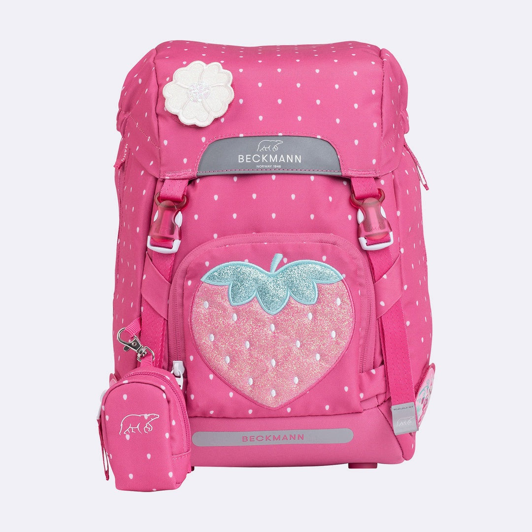 Backpack, Ergonomic School Backpack, Classic STRAWBERRY
