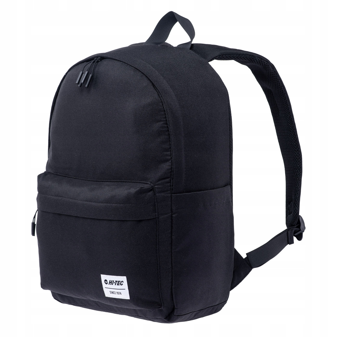 Backpack HI-TEC MODI Black Urban Spacious Chamber Adjustable Harness 19 l Main pattern logotype