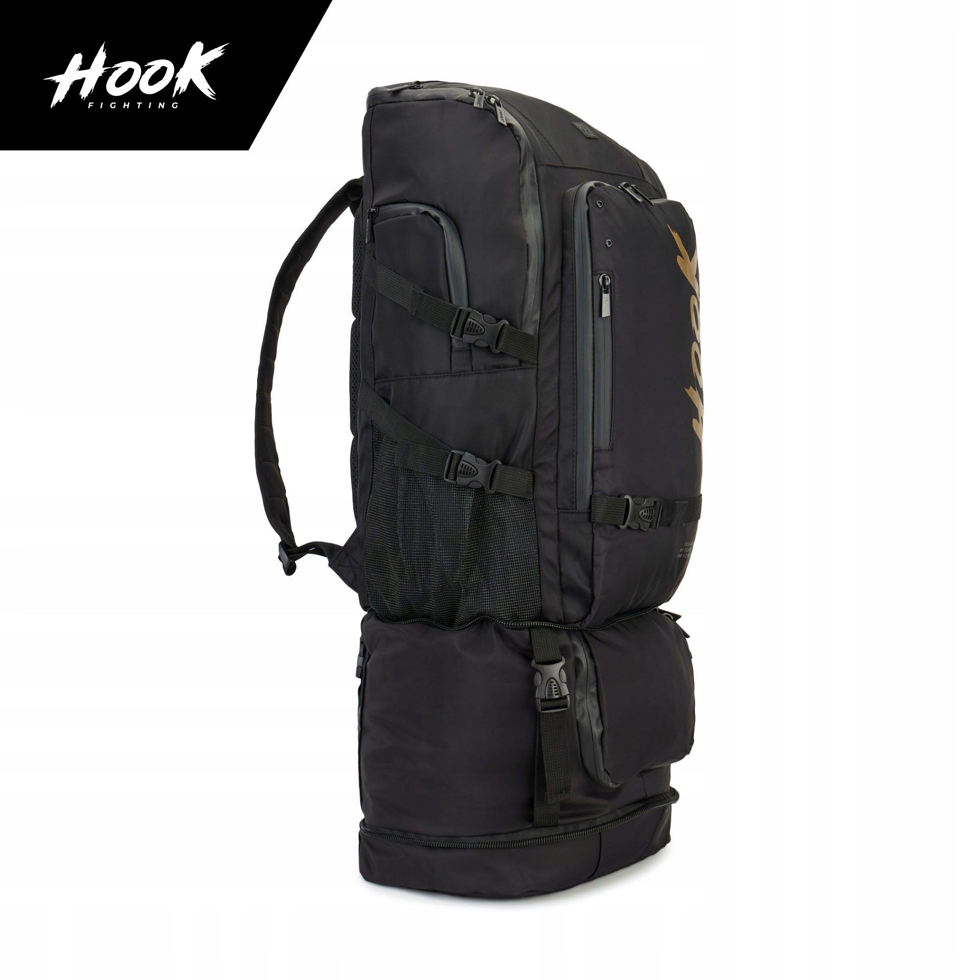 Backpack HOOK FIGHTING Competition 45/63 l black SPACIOUS SEPARATE POCKET Brand no brand