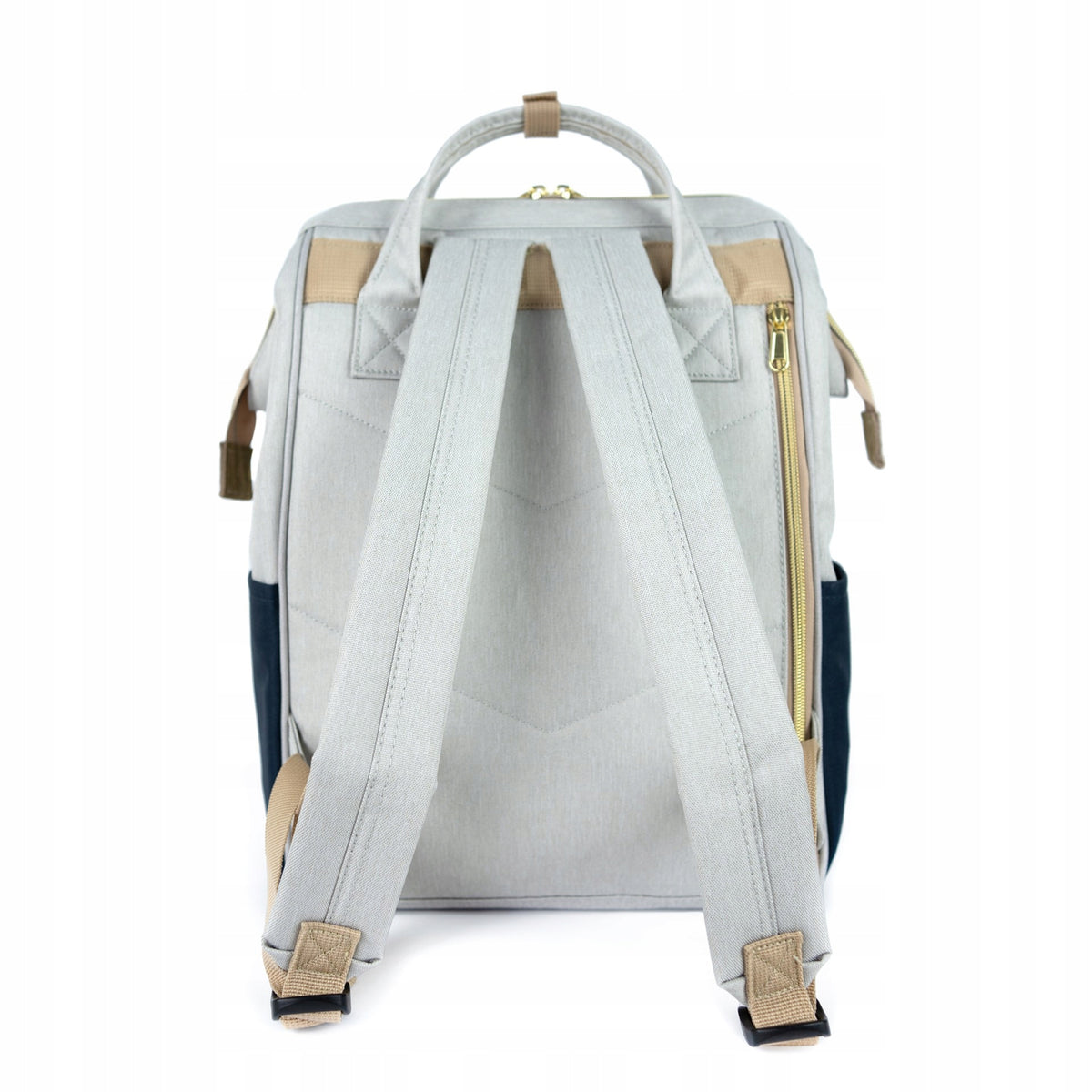Backpack Himawari Dual M, light grey, navy blue Himawari Brand Himawari