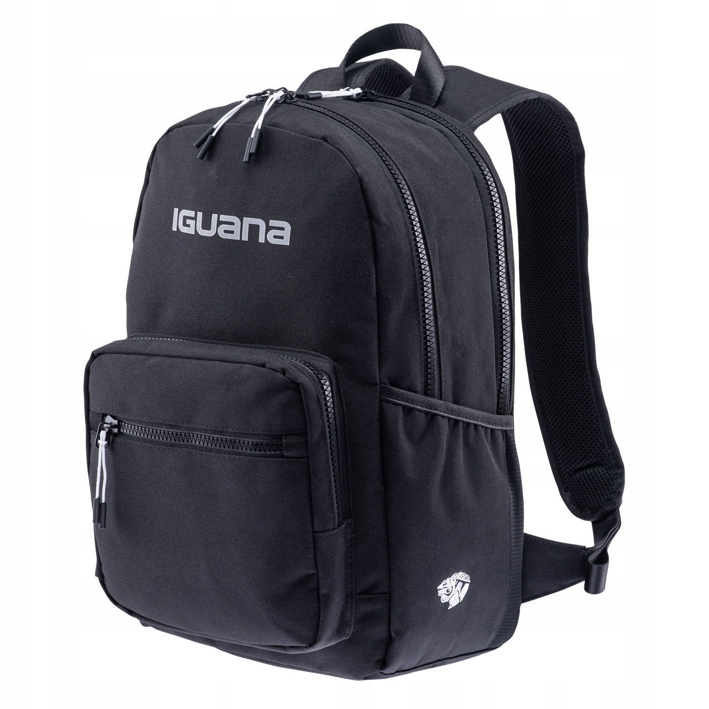 Backpack IGUANA KRINIS Black Spacious Main Compartment Laptop Pocket Brand Iguana
