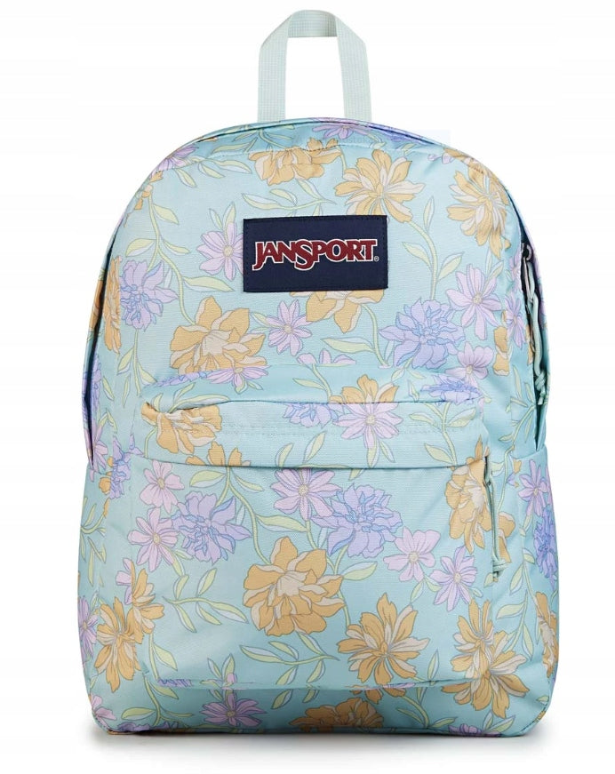 Backpack JanSport SuperBreak One Faded Floral Fresh Mint