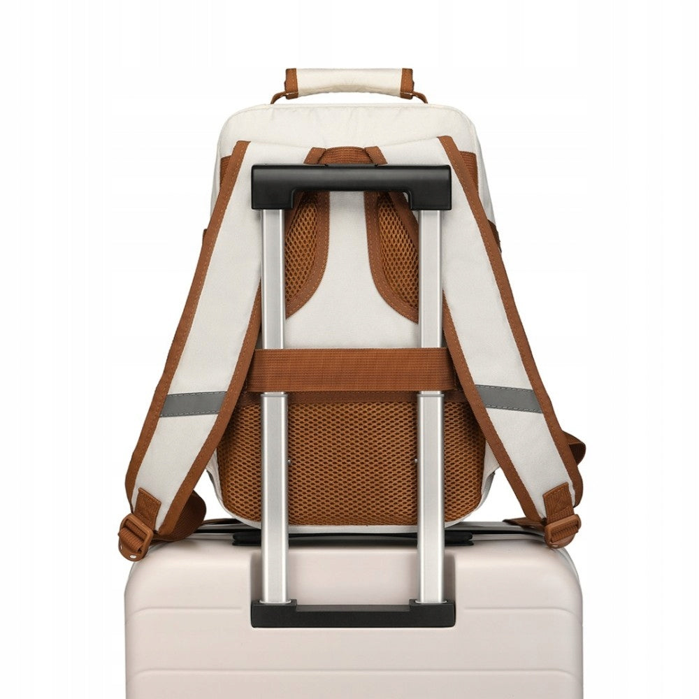 Backpack KONO travel cabin for aircraft RYANAIR 40x30x20 hand luggage Manufacturer code EM2231S BG/BN