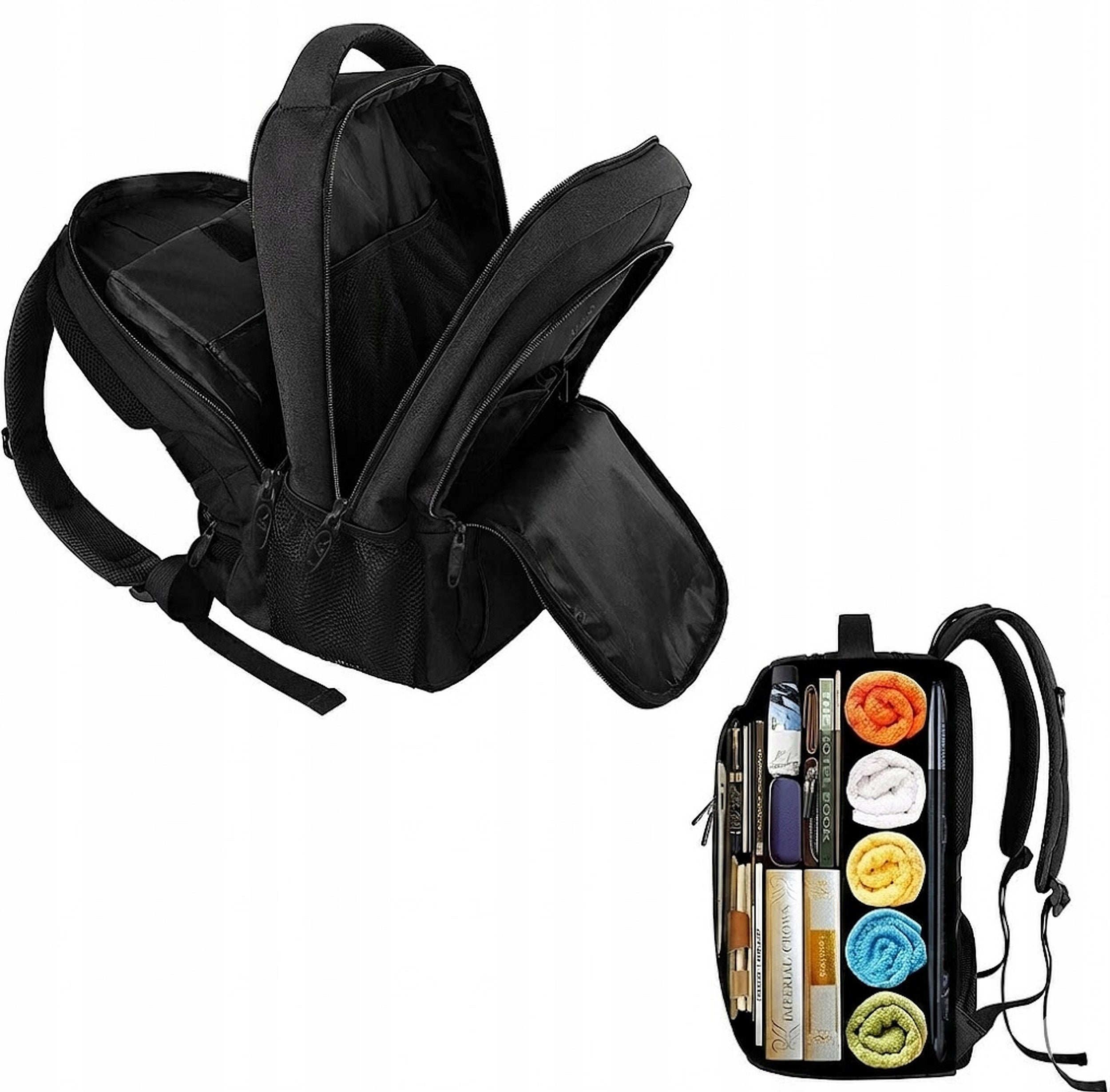 Backpack MATEIN for laptop 17,3" USB 3 Business Chambers black 1007 Packaging status original