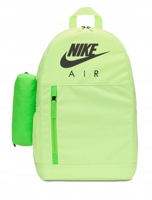 Backpack NIKE AIR Elemental School Sports + Pencil Case Green Neon 20L