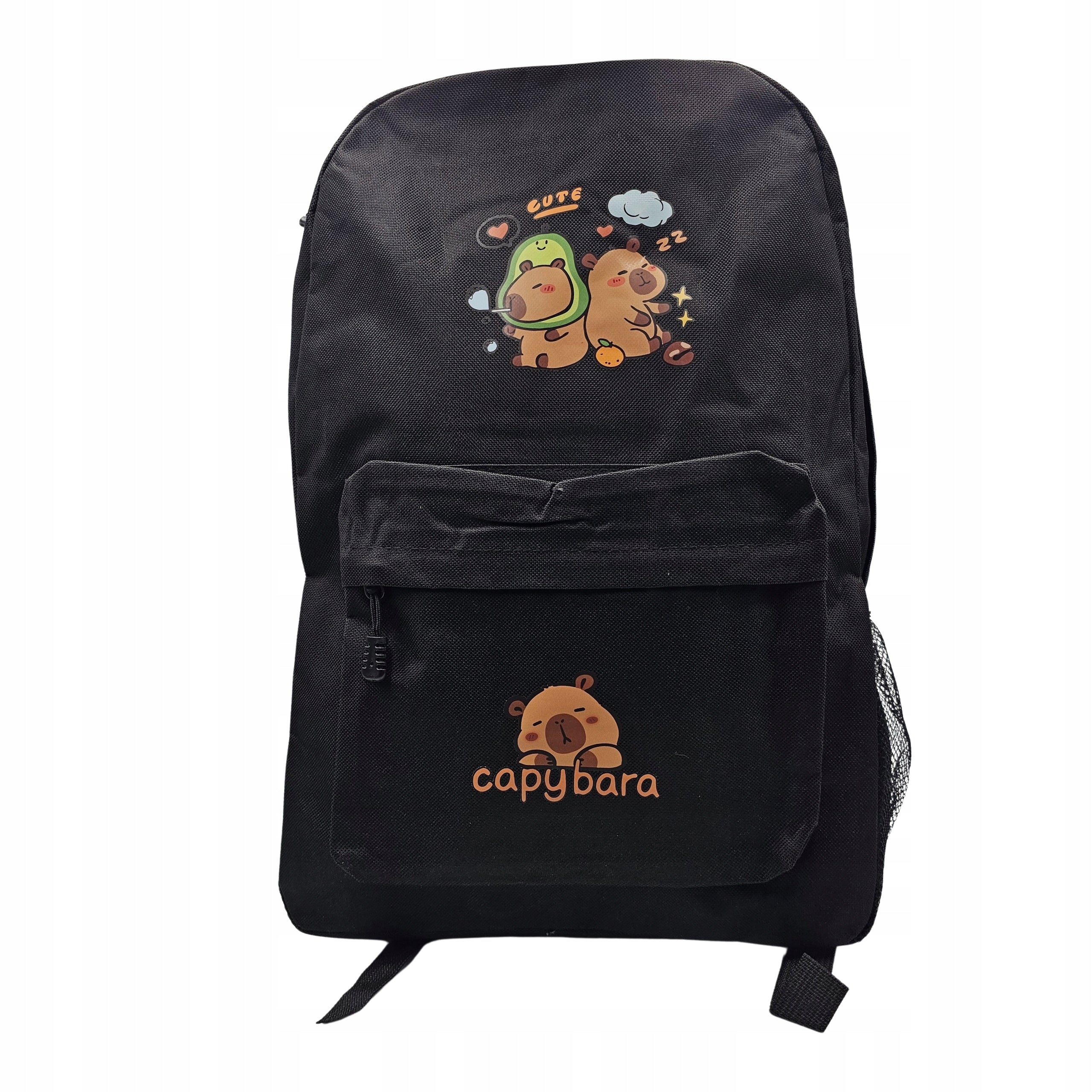 Backpack School Capybara Spacious Schoolbag Set 3in1 Pencil Case Bag Brand WangJiang