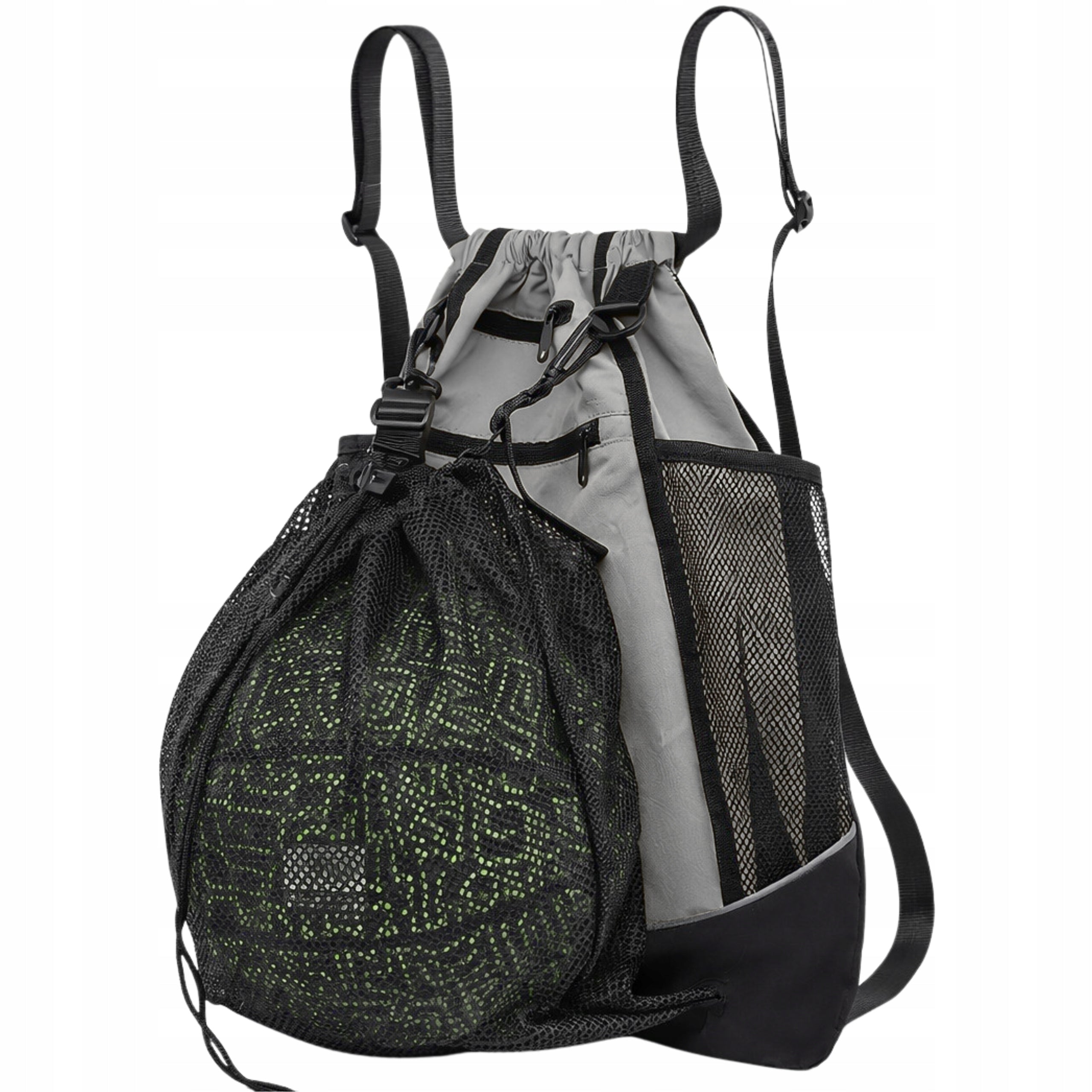 Backpack Sports School Bag Waterproof Training Bag Gyms Grey