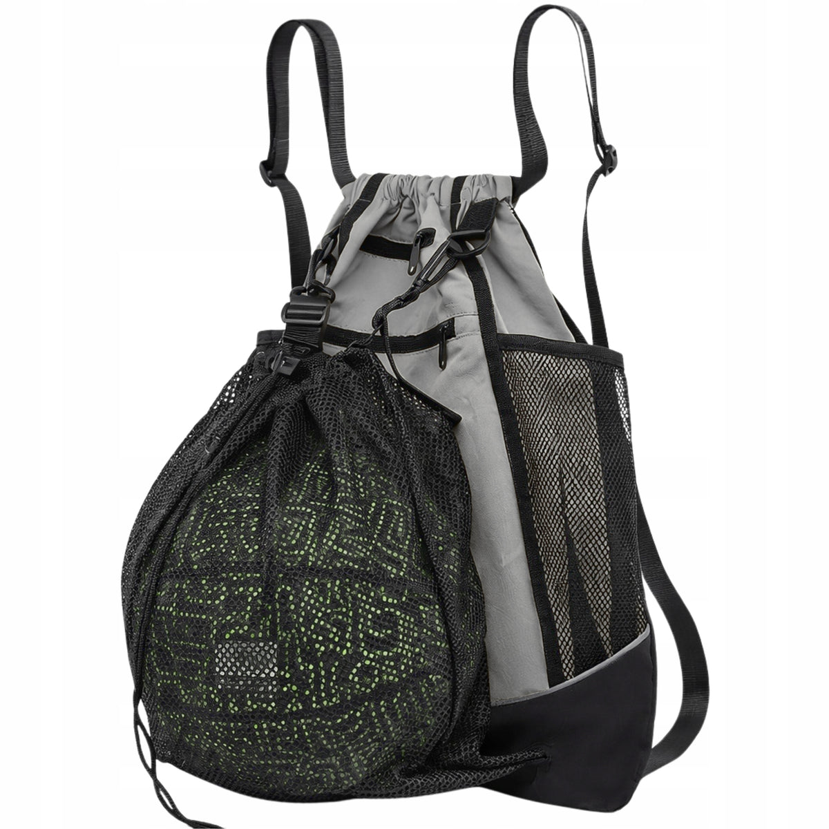 Backpack Sports School Bag Waterproof Training Bag Gyms Grey