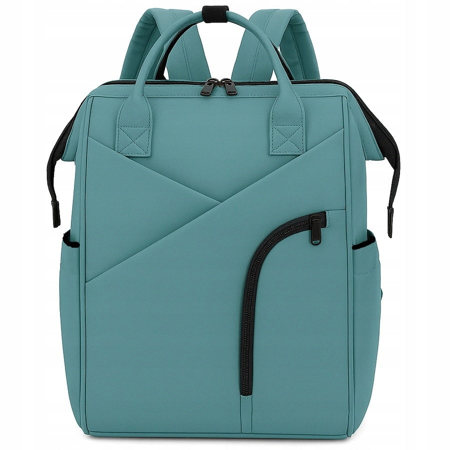 Backpack Stroller Bag Green Sea Spacious Large A4 for School Work Walk